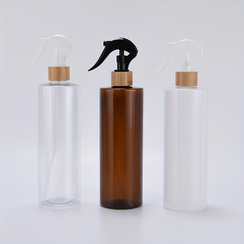 Brown Empty Spray Bottle Pump Cleaning Agent Hand Buckle Plastic Bottle