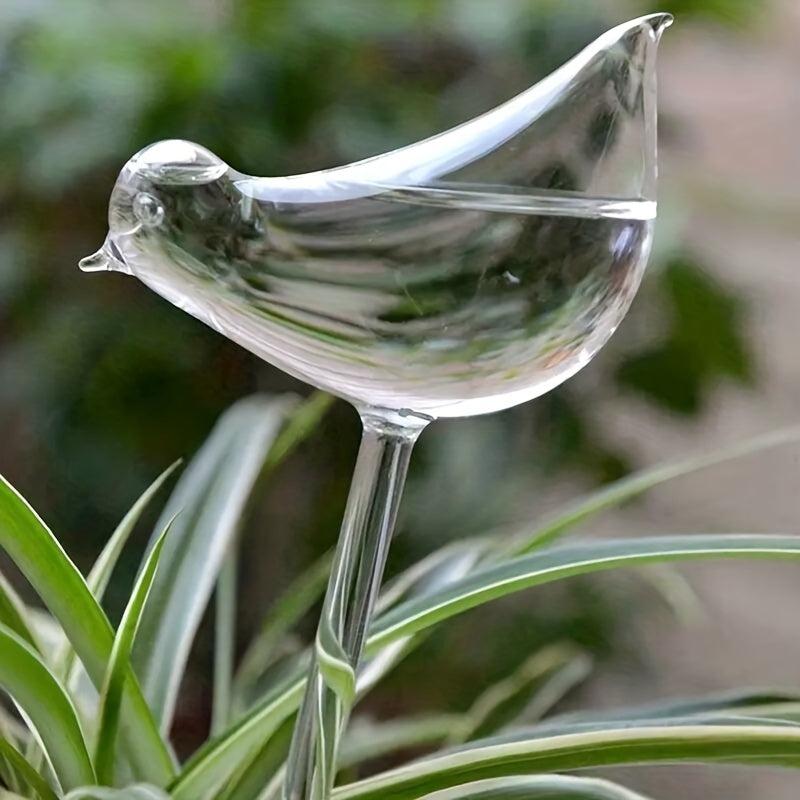Automatic Plant Waterer Bird Shape Clear Plastic Aqua Bulbs