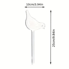 Automatic Plant Waterer Bird Shape Clear Plastic Aqua Bulbs