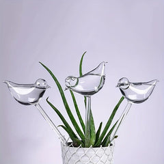 Automatic Plant Waterer Bird Shape Clear Plastic Aqua Bulbs