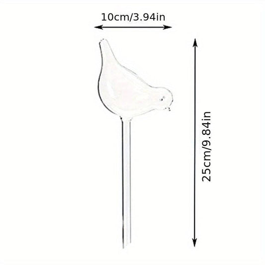 Automatic Plant Waterer Bird Shape Clear Plastic Aqua Bulbs