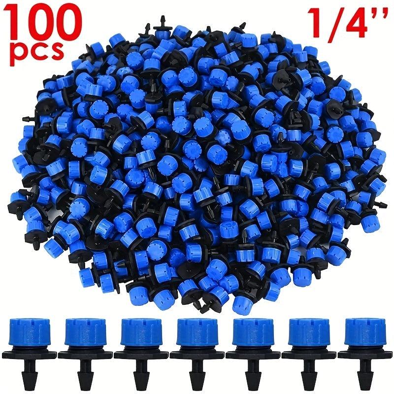 100pcs Adjustable Red Dripper Hair Tube Small Red Hat Nozzle