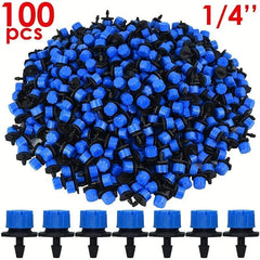 100pcs Adjustable Red Dripper Hair Tube Small Red Hat Nozzle