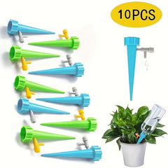 10pcs Auto Drip Irrigation Watering Spikes for Greenhouse Garden