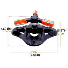 360 Rotary Nozzle Automatic Sprinkler System for Lawns and Gardens