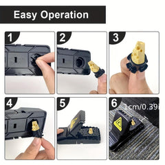 4pcs Mouse Traps Indoor Quick Effective Sanitary Safe Pest Control