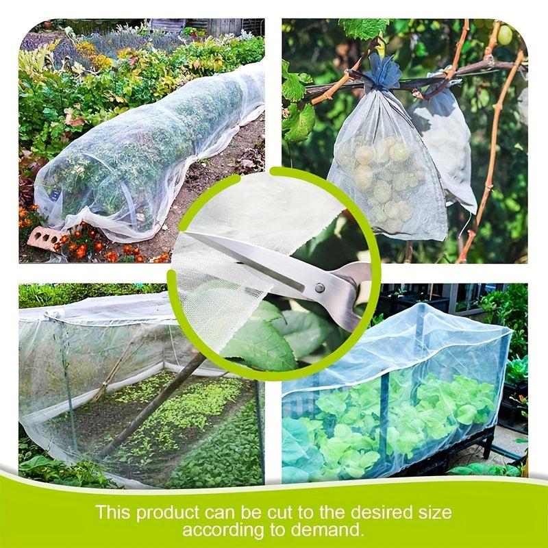 60 Mesh Insect Protection Net Flowers Cover for Greenhouse Garden