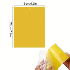 20pcs 15 Yellow Insect Trapping Boards Home Supplies