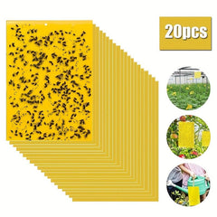 20pcs 15 Yellow Insect Trapping Boards Home Supplies