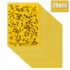 20pcs 15 Yellow Insect Trapping Boards Home Supplies