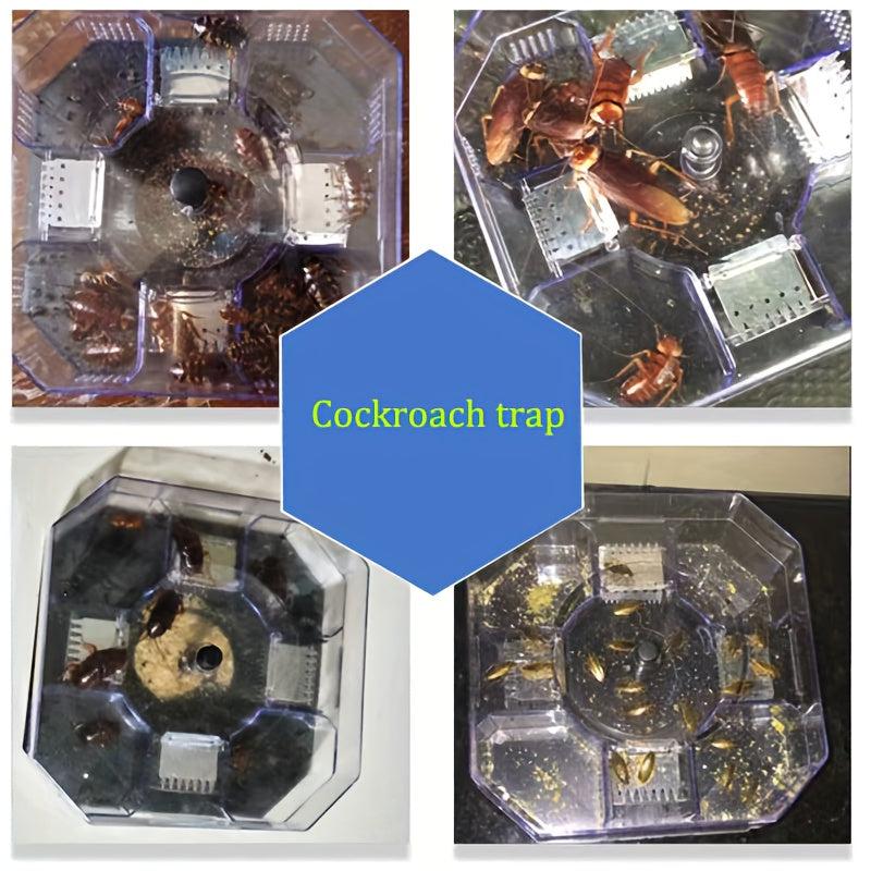Reusable Cockroach Box Trap Safe for Family and Pets