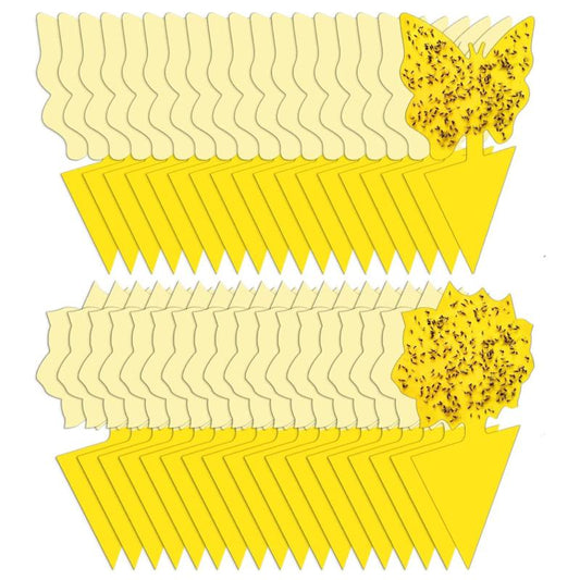 Yellow Sticky Traps Fruit Fly Trap Indoor/Outdoor Mosquito Bug