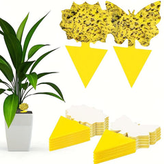 5pcs Butterfly Sticky Insect Board Yellow Fly Sticker Fruit Fly Trap