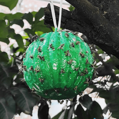 Pumpkin Shaped Fly Trap Ball - Catch Flies Instantly