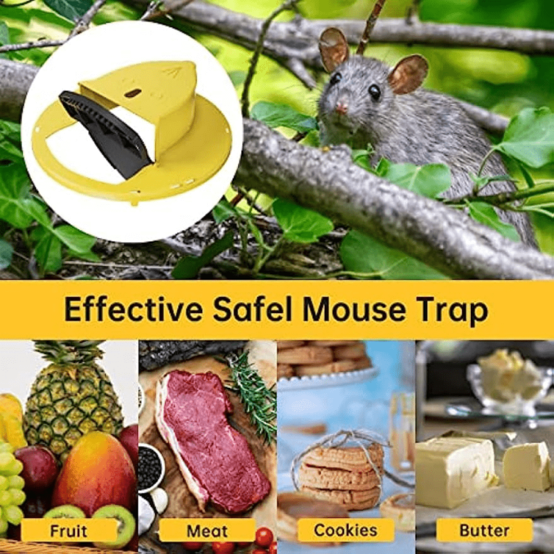Mouse Trap Bucket Catch Auto Reset Humane or Lethal Rat Trap 5 Gal