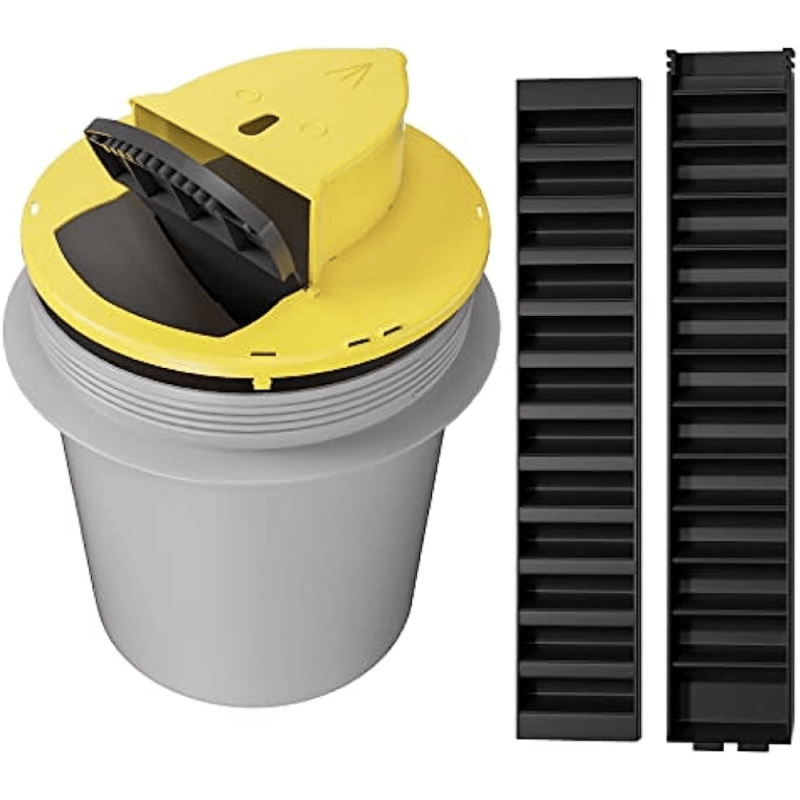 Mouse Trap Bucket Catch Auto Reset Humane or Lethal Rat Trap 5 Gal