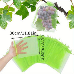 20pcs Garden Netting Bags Protect Fruits & Vegetables from Pests