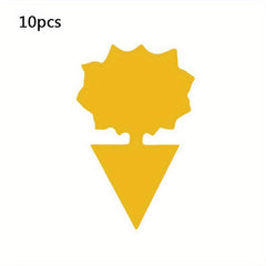 10pcs Armyworm Board Double Sided Yellow Insect Butterfly Flower Armyworm Board