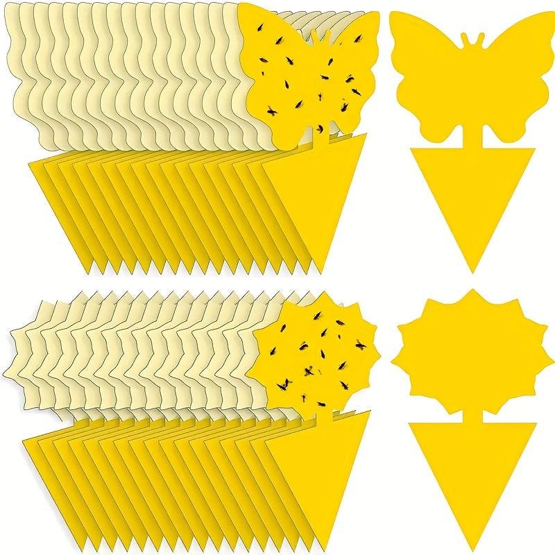 10pcs Armyworm Board Double Sided Yellow Insect Butterfly Flower Armyworm Board