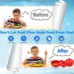 2pcs Fruit Fly Trap Pumpkin Shape For Home Kitchen Non Toxic Gnat Killer