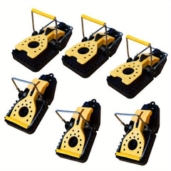 6pcs Quick & Effective Mouse Traps Indoor/Outdoor Reusable Easy Setup