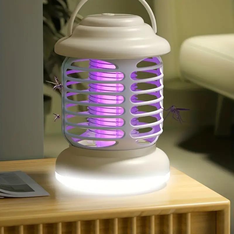 Portable Silent Mosquito Catcher with LED Lamp Rechargeable Mosquito Killer