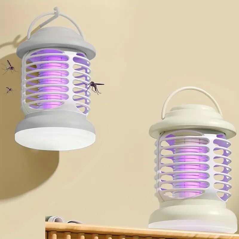 Portable Silent Mosquito Catcher with LED Lamp Rechargeable Mosquito Killer