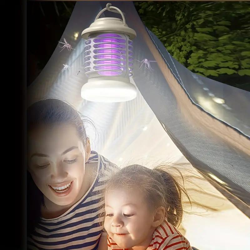 Portable Silent Mosquito Catcher with LED Lamp Rechargeable Mosquito Killer