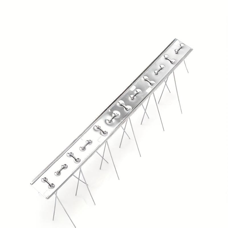 Stainless Steel Anti-Bird Base with 12 Needles - Crow and Woodpecker Deterrent