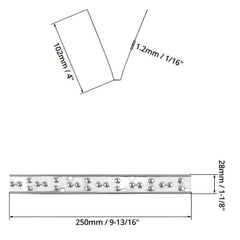 Stainless Steel Anti-Bird Base with 12 Needles - Crow and Woodpecker Deterrent