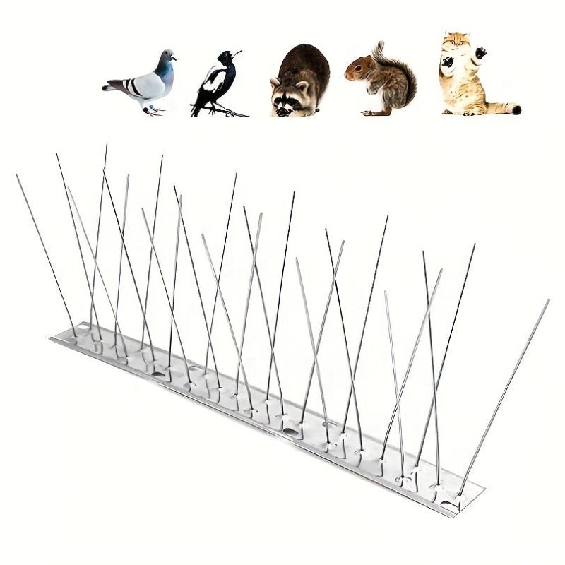 Stainless Steel Anti-Bird Base with 12 Needles - Crow and Woodpecker Deterrent