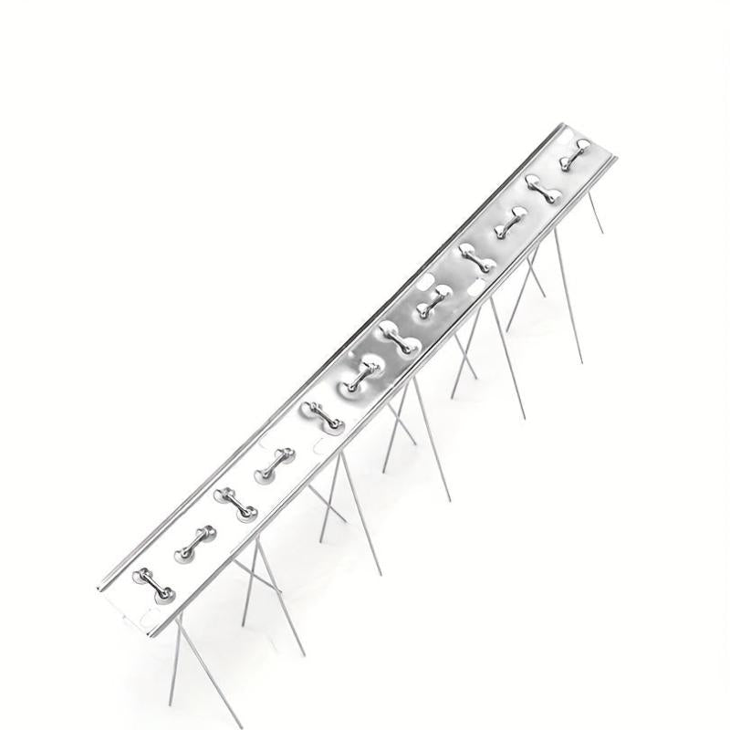 Stainless Steel Anti-Bird Base with 12 Needles - Crow and Woodpecker Deterrent
