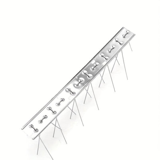 Stainless Steel Anti-Bird Base with 12 Needles - Crow and Woodpecker Deterrent