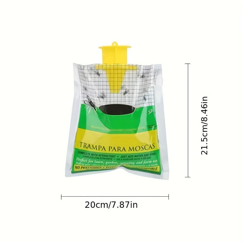 Disposable Fruit Fly Trap Non-toxic Fly Catcher Outdoor Insect Trap