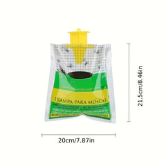 Disposable Fruit Fly Trap Non-toxic Fly Catcher Outdoor Insect Trap