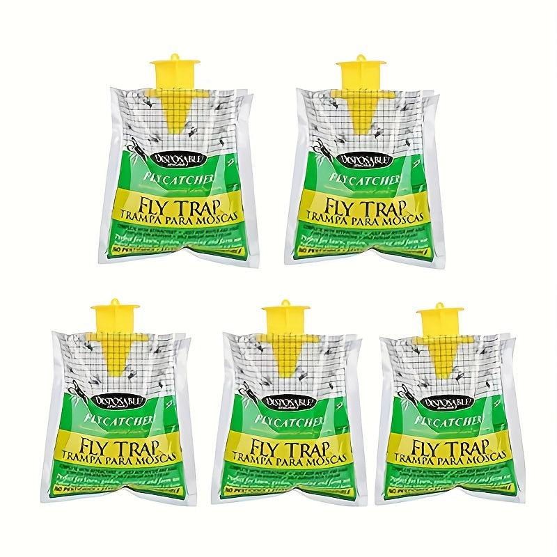 Disposable Fruit Fly Trap Non-toxic Fly Catcher Outdoor Insect Trap
