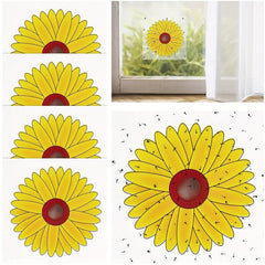 36pcs Sunflower Window Fly Traps Indoor Sticky Insect Trap