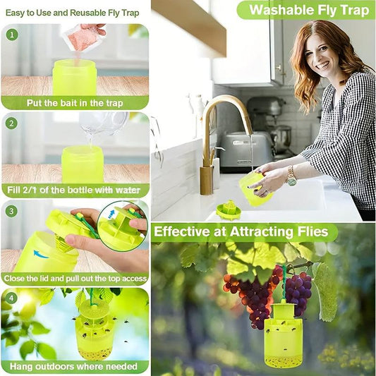 Outdoor Hanging Fly Trap Fruit Fly Trap Bee Catcher