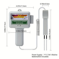 Handy Portable Swimming Pool pH Meter Water Monitor - Chlorine Tester