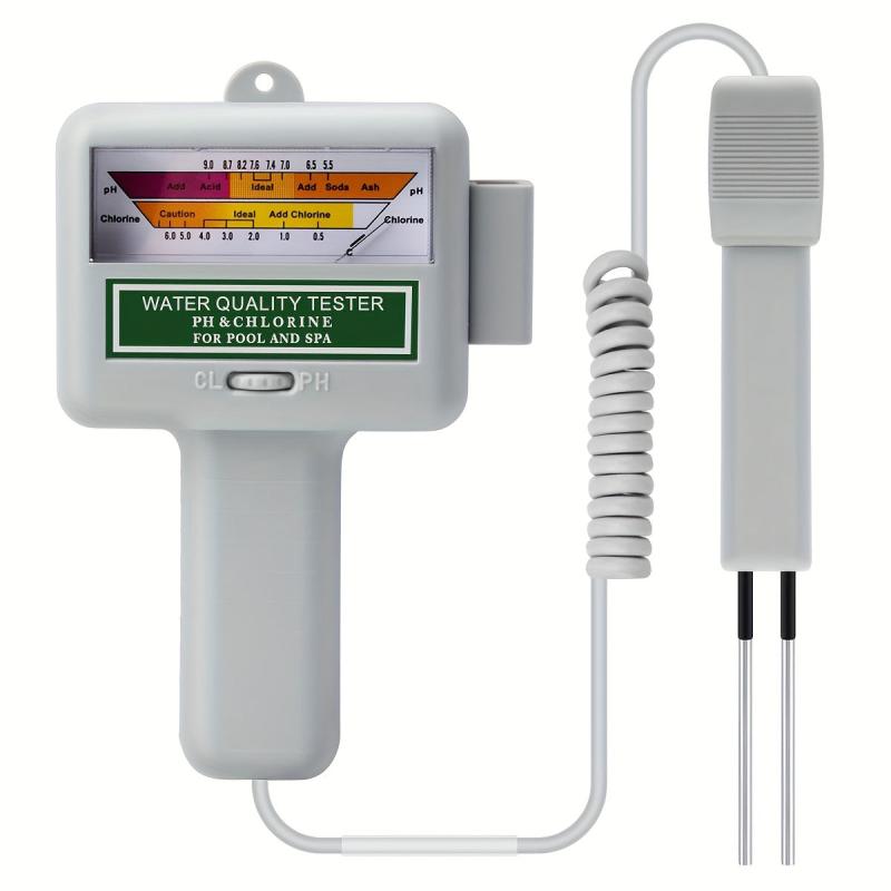Handy Portable Swimming Pool pH Meter Water Monitor - Chlorine Tester