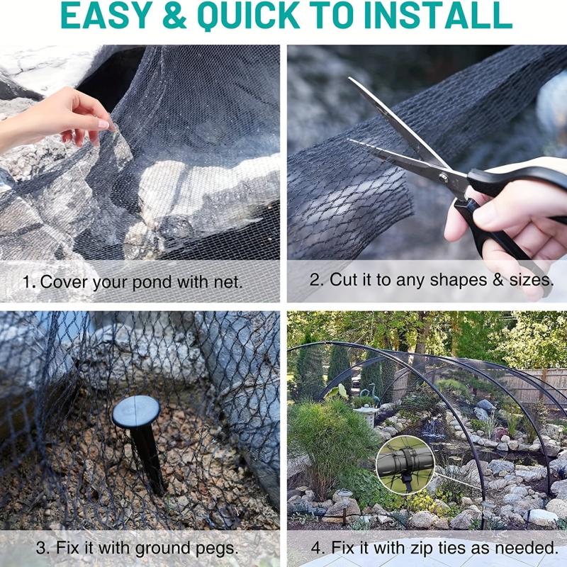 Pond Netting Pool Net Anti Bird Net Garden Net Mesh Net Cover For Leaves