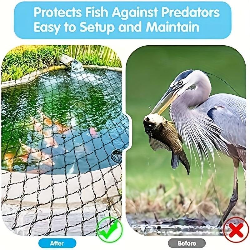 Heavy Duty Pond Net Kit 4.57x6.1m, Pool Protection Net, Skimmer Net