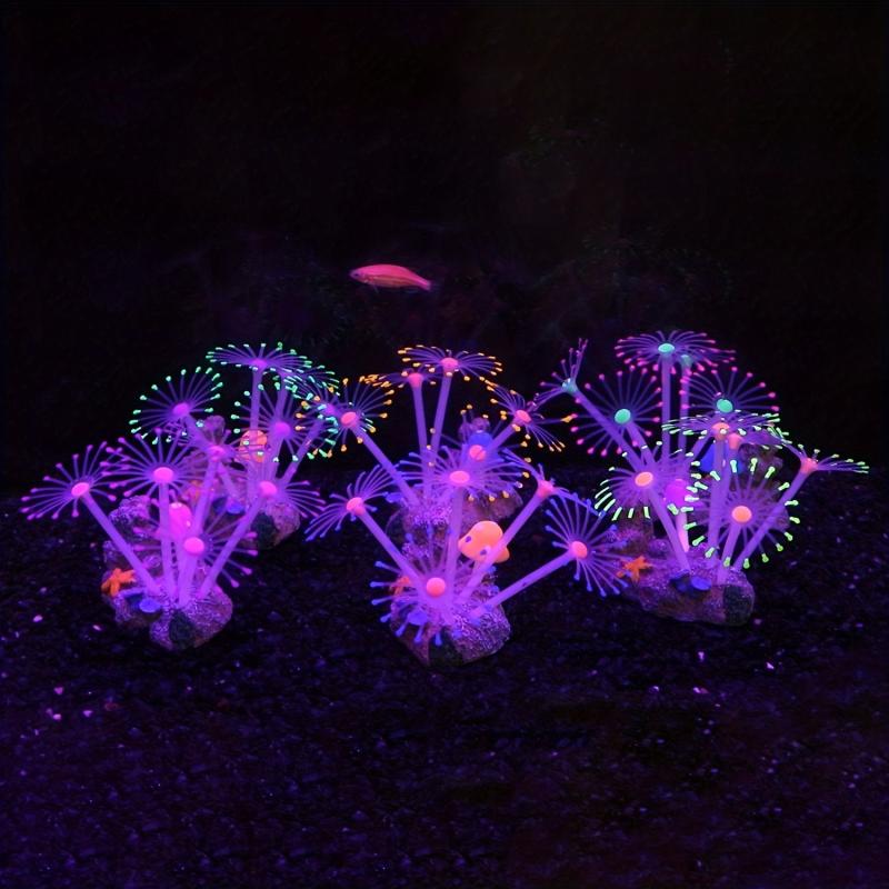 Silicone Coral Plants Underwater Aquarium Ornament Lifelike Decor
