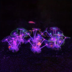 Silicone Coral Plants Underwater Aquarium Ornament Lifelike Decor