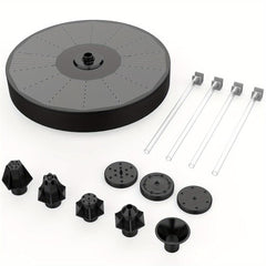 3.5W Solar Fountain For Bird Bath - Upgraded Pump with 6 Nozzles