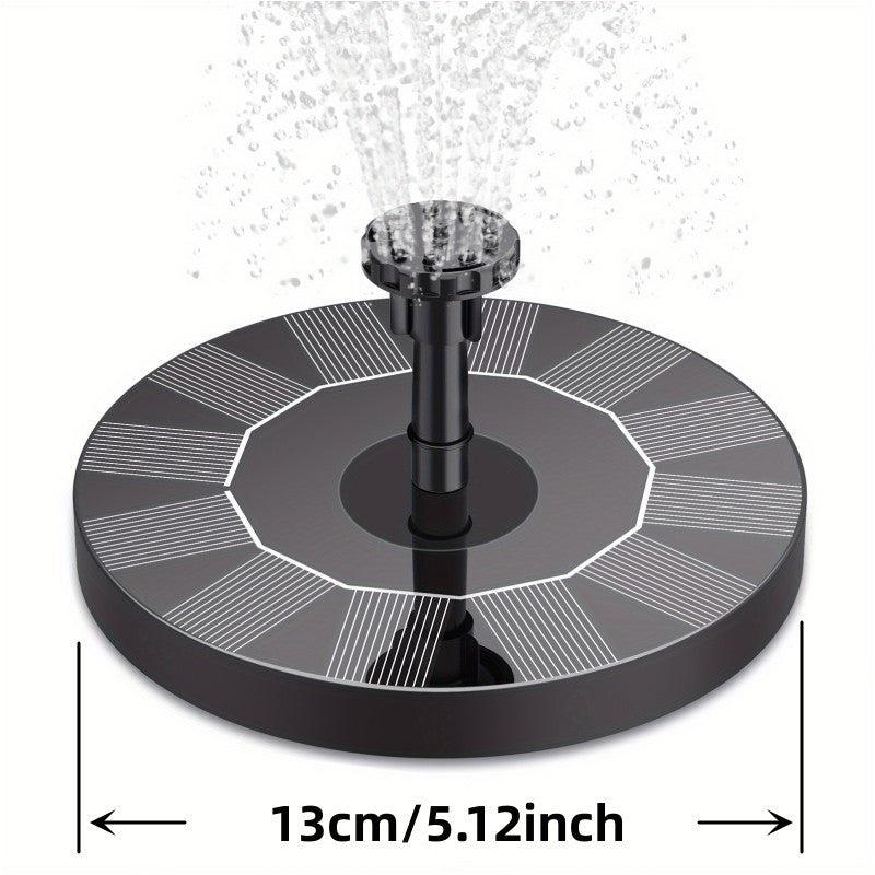 5W Solar Fountain Pump with 6 Nozzles for Bird Baths Ponds Gardens Fish Tanks