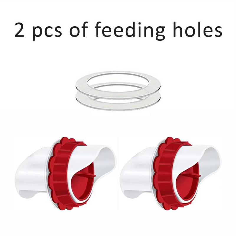 2pcs Automatic Poultry Feeder Waterproof Rodent Resistant