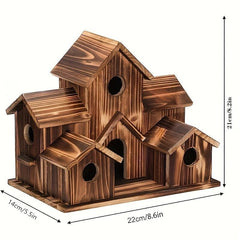 Wooden Bird Feeder Garden Decor Yard Farm Hummingbird Fall Decor