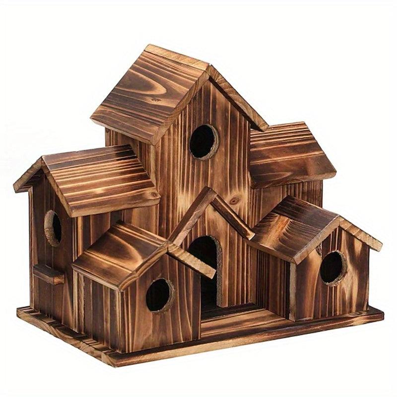 Wooden Bird Feeder Garden Decor Yard Farm Hummingbird Fall Decor