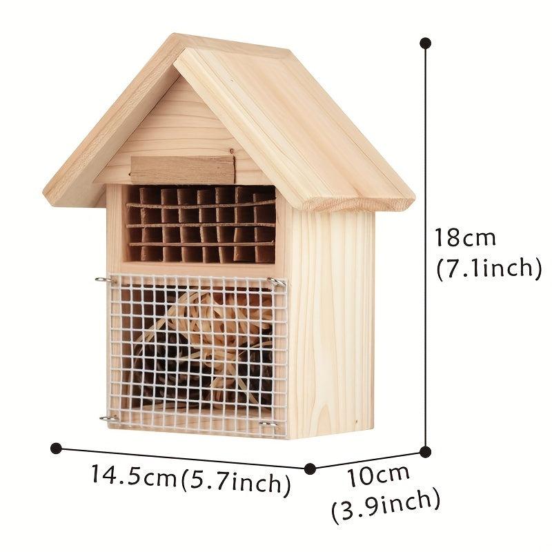 Classical Cedar Insect House For Back Yard Solid Wood Construction